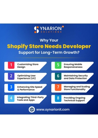 Why Your Shopify Store Needs Developer Support for Long-Term Growth