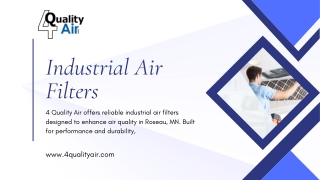 Industrial Air Filters at 4 Quality Air