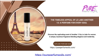The Timeless Appeal of Le Labo Another 13_ A Perfume for Every Soul