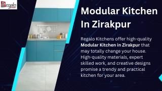 Modular Kitchen Design In Zirakpur