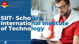 SIIT Diploma Courses