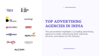 Top 11 Advertising Companies in India  