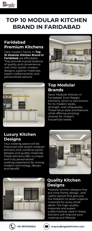 Top 10 Modular Kitchen Brand In Faridabad