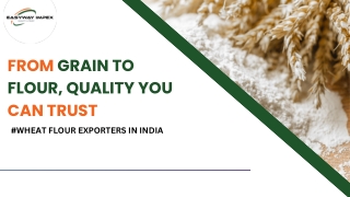 Wheat Flour Exporters in India | Easyway Impex