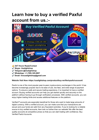 Learn how to buy a verified Paxful account from us._-