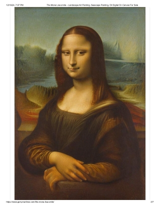 The Mona Lisa smile