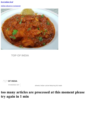 Indian Cuisine: A Journey Via Taste and Custom inside our Metropolis