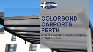 Colorbond Carports Perth