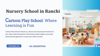 Nursery School in Ranchi
