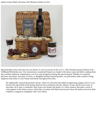 High-end Xmases Gift Obstructs & Gift Baskets