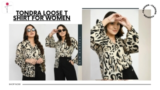 Tondra Loose T-Shirt for Women – Comfort and Style Combined