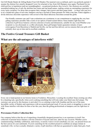 Cost-free Shipment Xmases Interferes With & Baskets