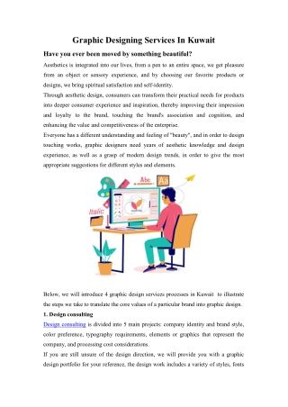 Graphic Designing Services In Kuwait
