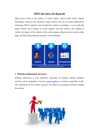 Search engine optimization (SEO) services in Kuwait