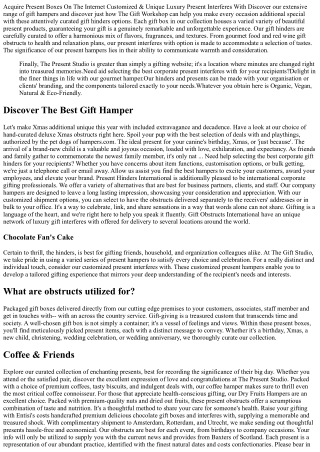 Interferes With And Presents