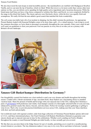 Gourmet Grocery Store- Xmas Hinders Premium Grocery Ourchoice For Food & Present