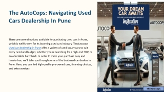 Used Luxury Car dealership In Pune WithTheAutocops