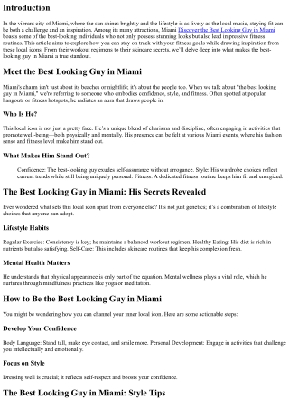 Staying on Track with Fitness Routines Inspired by Local Icons