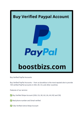 Buy Verified PayPal Accounts (2)