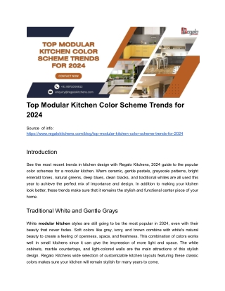Top Modular Kitchen Color Scheme Trends for 2024 (2)
