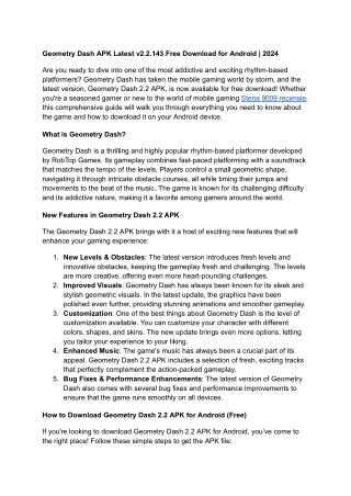 Geometry Dash APK Latest v2.2.143 Free Download for Android _ 2024