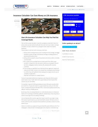 Insurance Economy Guide - IDC Tips