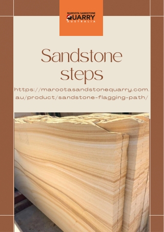 Enhancing Spaces with Durable Sandstone Steps