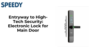 Entryway to High-Tech Security