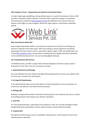 SEO Company in Pune
