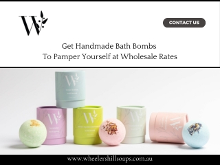 Get Handmade Bath Bombs To Pamper Yourself at Wholesale Rates