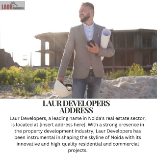 laur developers address noida