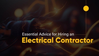 Reliable and Affordable Electrical Services