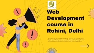 Web Development course in Rohini, Delhi