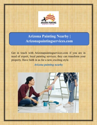 Arizona Painting Nearby | Arizonapaintingservices.com