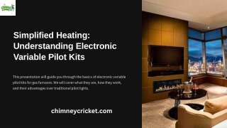Simplified Heating Understanding Electronic Variable Pilot Kits