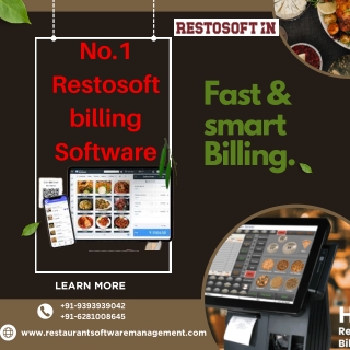 No.1 Restosoft Billing Software
