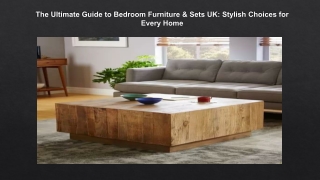The Ultimate Guide to Bedroom Furniture & Sets