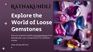 Discover Premium Quality Gemstones for Every Need