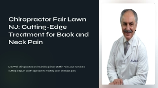 Chiropractor Fair Lawn NJ
