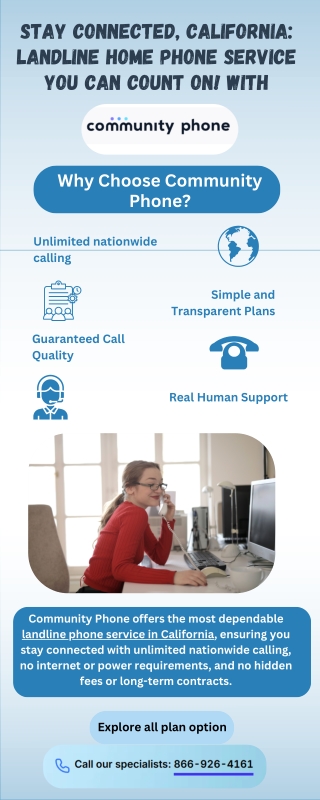 Landline Phone Service in California – No Internet, No Worries!