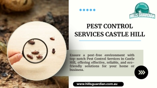Pest Control Services Castle Hill