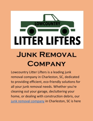 Junk Removal Company: Trusted Experts in Junk Removal and Cleanouts