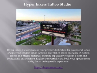 Best Tattoo Artist San Antonio