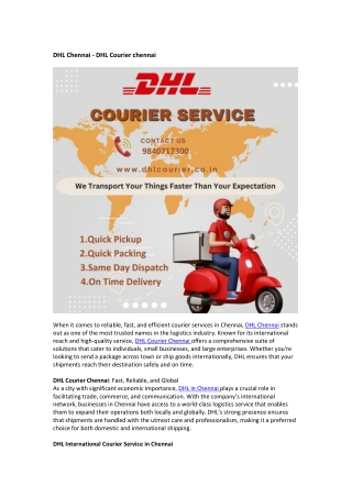 DHL Chennai