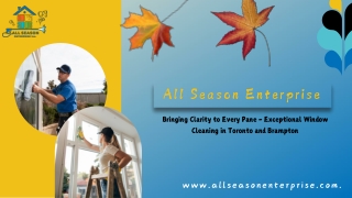 Windows cleaning company Toronto