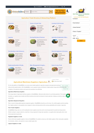 find out a good source for your high-quality agricultural equipment and machiner