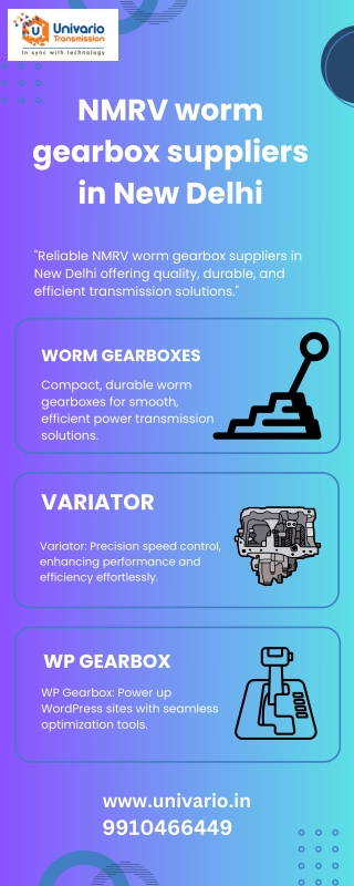 NMRV worm gearbox suppliers in New Delhi