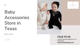 Cadeau Baby Texas Presentation