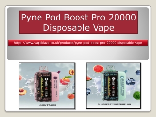 Pyne Pod Boost Pro 20000 Disposable Vape