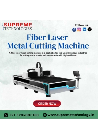 Best Fiber Laser Cutting Machine Manufacturer in India